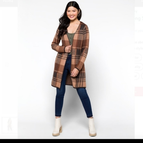 Fortune + Ivy Sweaters - NWT FORTUNE + IVY Sawyer Long Sleeve Open Coatigan